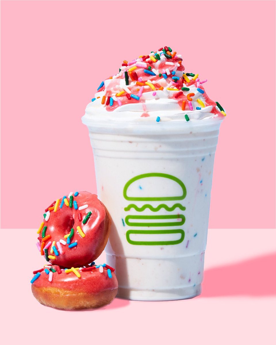 Strawberry Frosted Donut Shake